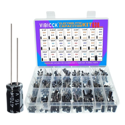 630pcs value electrolytic - 24,